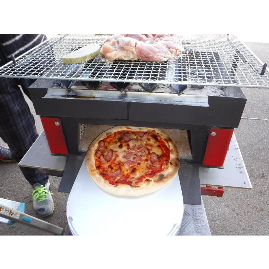 オリジナル 石窯付き七輪 ピザ窯 石窯 鉄板焼き オーブン料理 調理器具