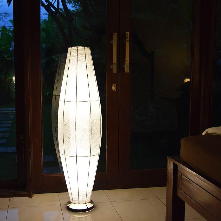 LED電球付 アジアン照明 おしゃれ照明 フロアライト フロアスタンド