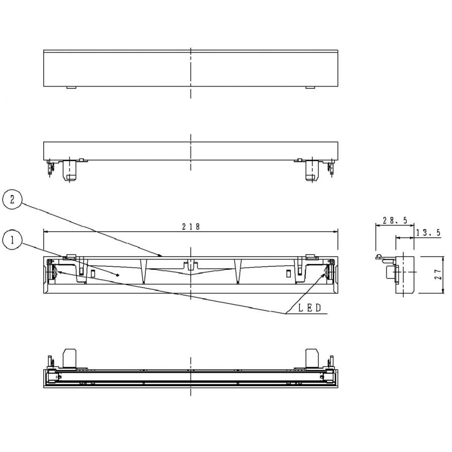 Panasonic（パナソニック） FK91220 B級用LEDランプ カセット式