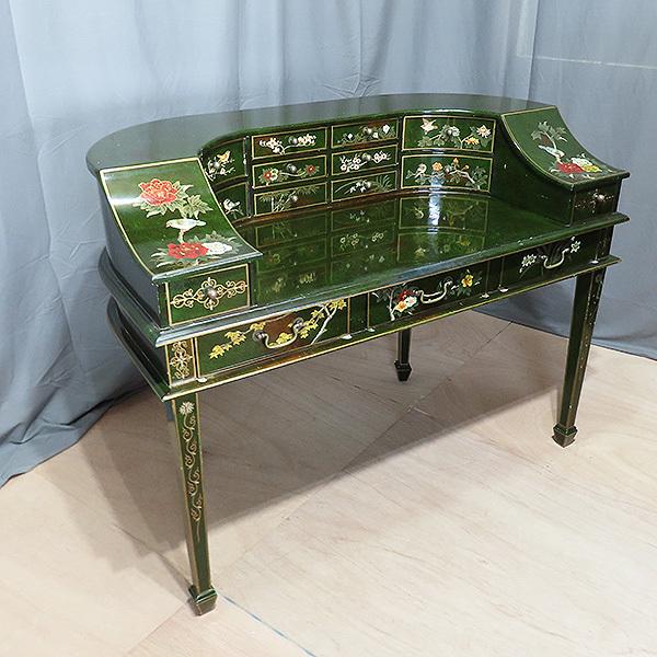 オリエンタル デスク フルセット アンティーク家具 化粧台 ドレッサー