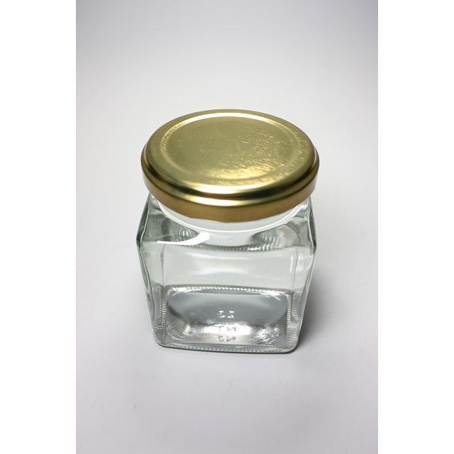 NJ-140 60本入 角瓶 ジャム瓶 ふた付 ガラス瓶 保存瓶 はちみつ容器