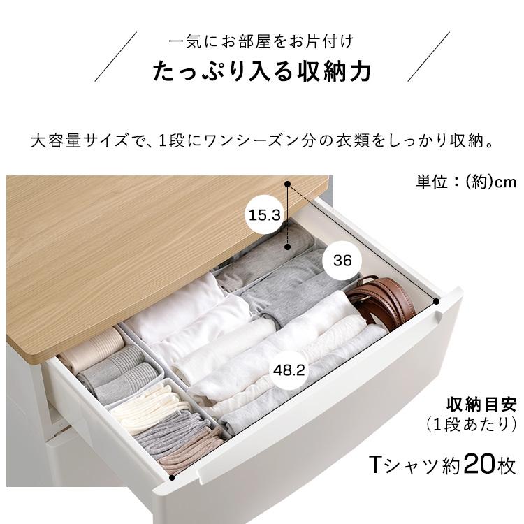 IRIS OHYAMA（アイリスオーヤマ） チェスト 4段 ランドリーチェスト