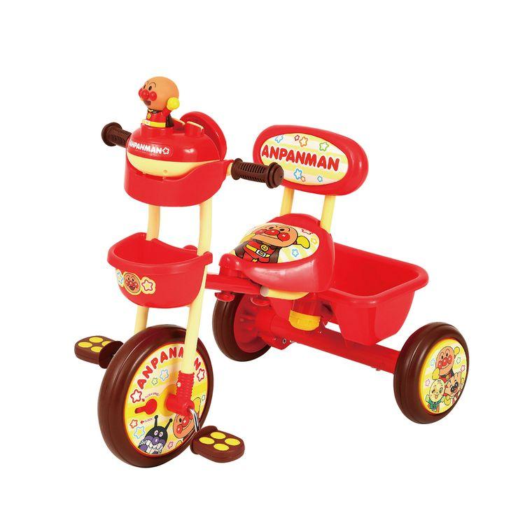 エムアンドエム 三輪車 1歳 手押し棒付き 2歳 3歳 子供用 アンパンマン