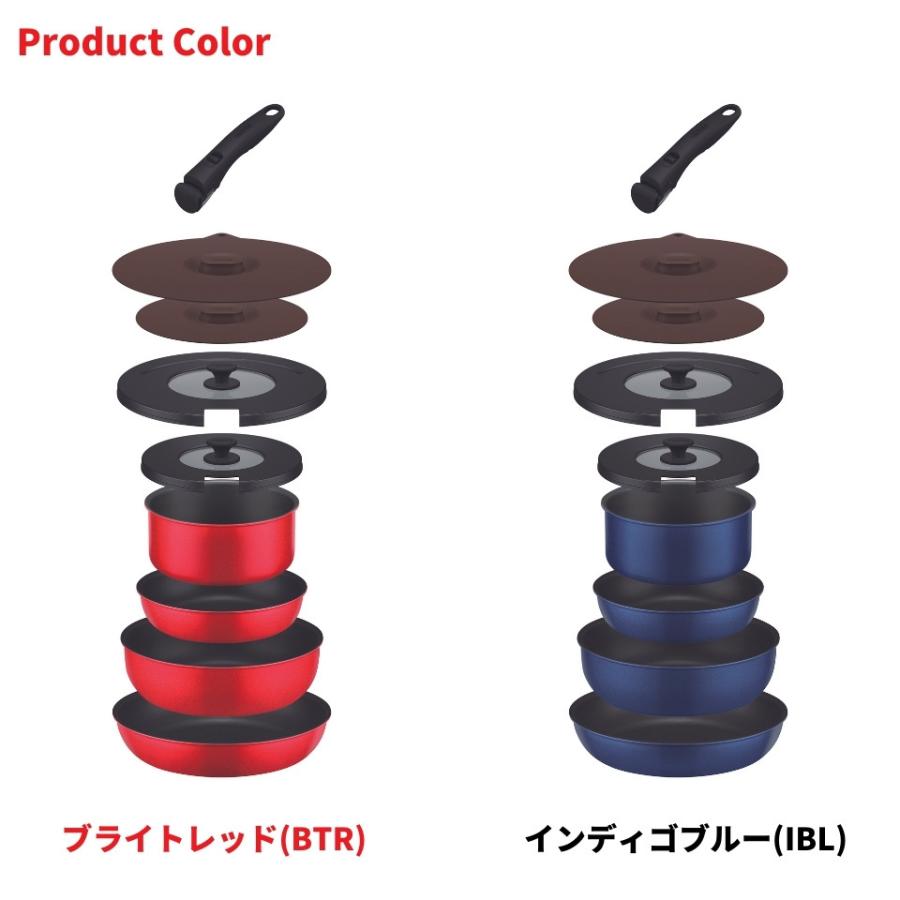 THERMOS（サーモス） ガス火専用 フライパン セット 9点 深型 KSC-9A