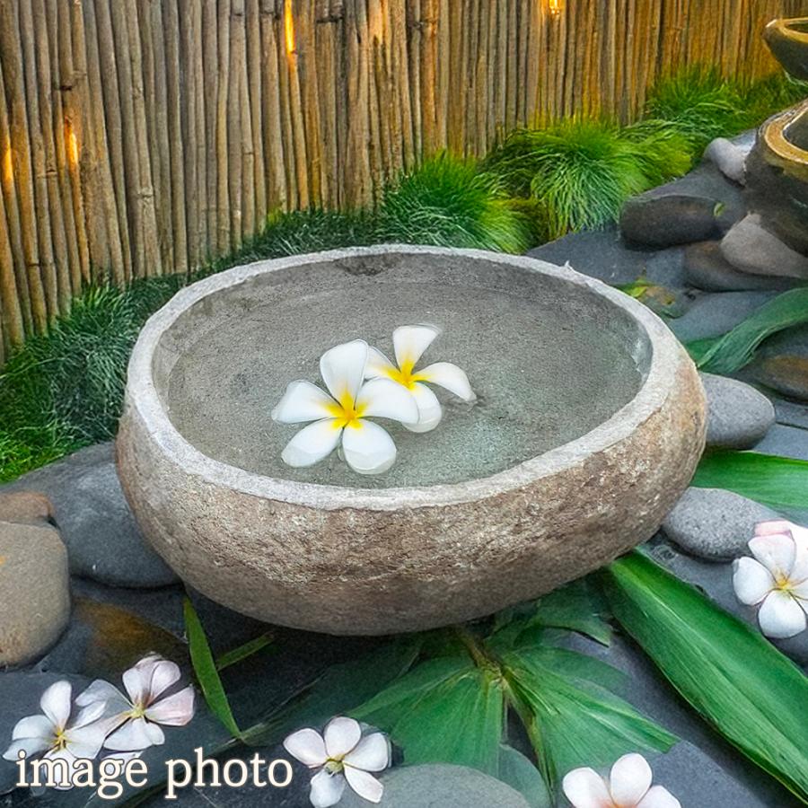 つくばい 手水鉢 石 睡蓮鉢 大型 おしゃれ 水鉢 メダカ鉢 水盤 庭