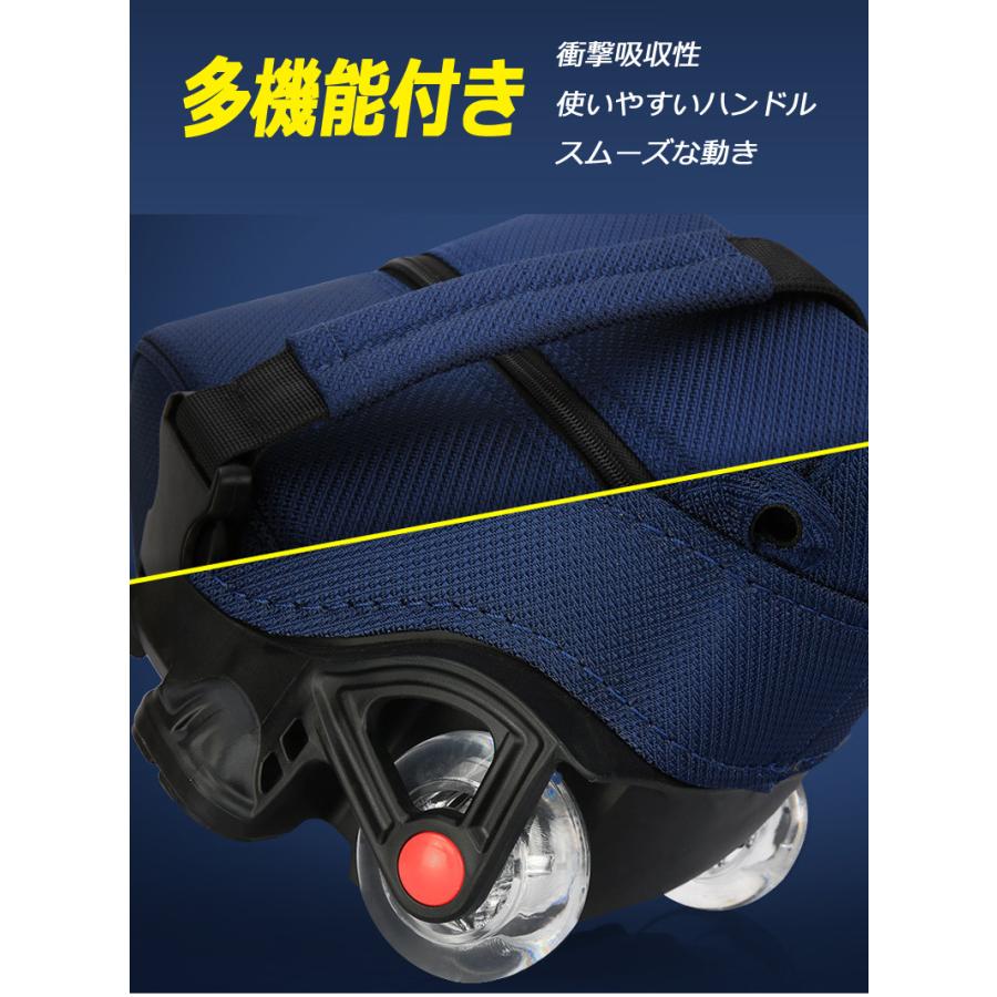 ゴルフキャディバッグ スポーツゴルフバッグ PGM 静音キャスター付