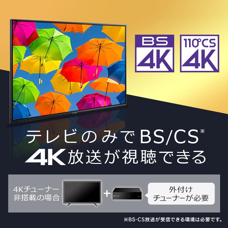 IRIS OHYAMA（アイリスオーヤマ） 4Kチューナー内蔵液晶テレビ 65V型