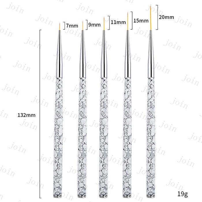 ジェルネイルブラシ 5本セット 日本国内当日発送 アートブラシ ネイル