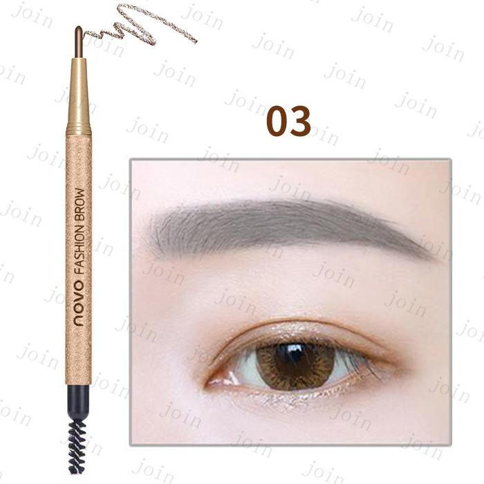 4colorセット アイブロウペンシル アイブロウブラシ 韓国コスメ 眉毛用