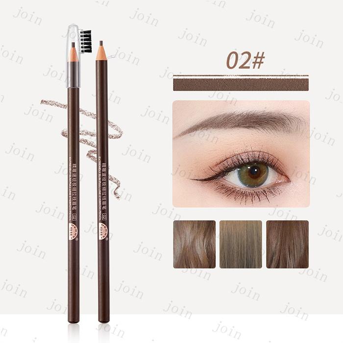 アイブローペンシル 6type アイブロウ ペンシル カラーペンシル ブラシ