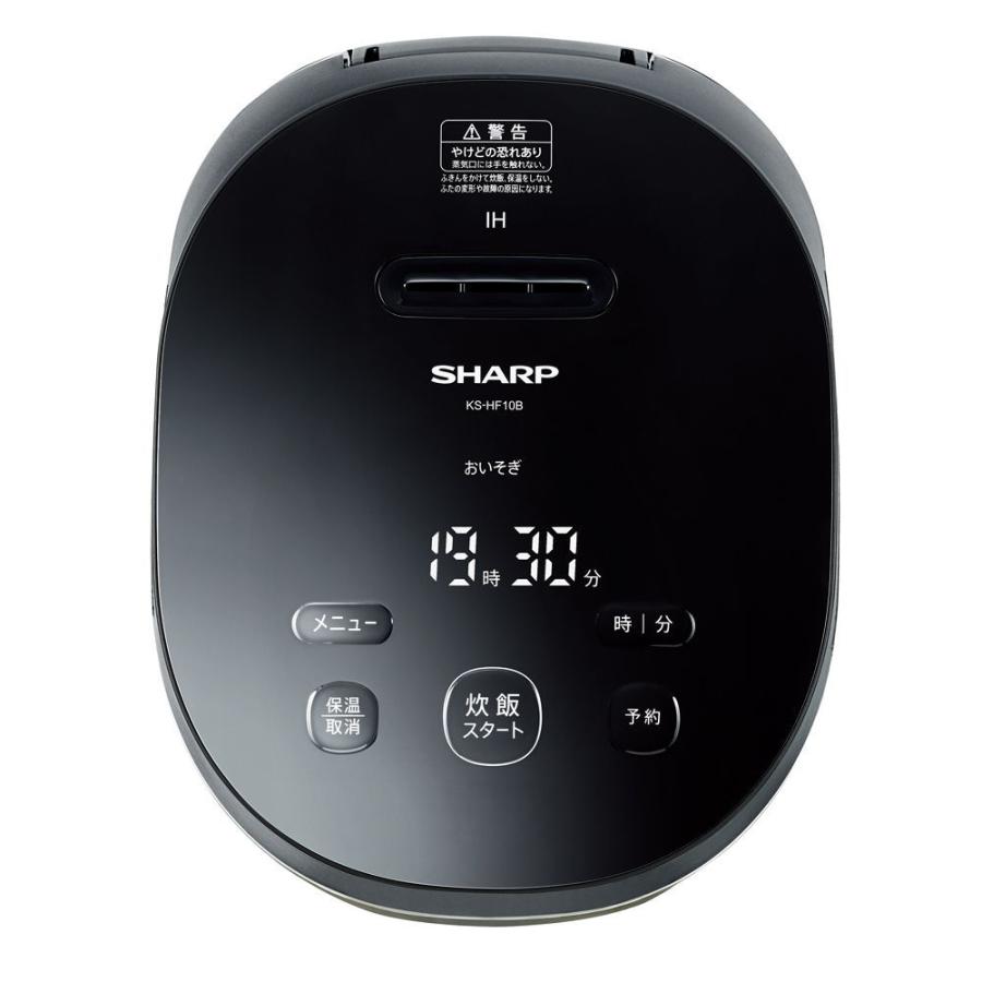 SHARP（シャープ） IH炊飯ジャー(5.5合炊き) ブラック SHARP KS-HF10B