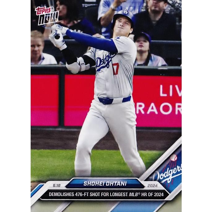 316【大谷翔平/ドジャース】2024 MLB TOPPS NOW [2024.6.18] シーズン