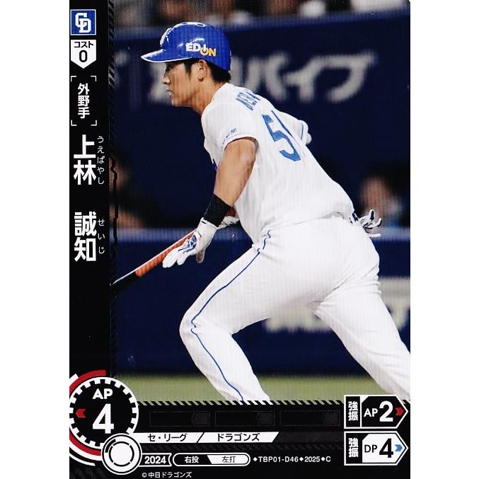 46 【上林誠知】2025 ブシロード プロ野球DREAM ORDER 中日ドラゴンズ