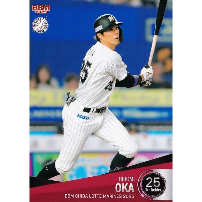 63 【岡大海】BBM 千葉ロッテマリーンズ 2025 レギュラー : スポーツ