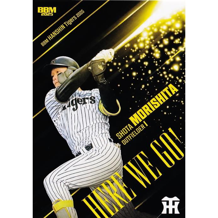 72 【森下翔太】BBM 阪神タイガース 2025 レギュラー [HERE WE GO