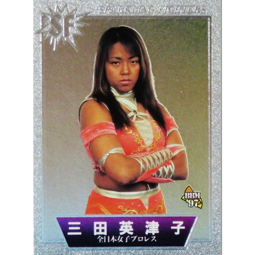 125 【三田英津子】BBM 1997 プロレスカード SPARKLING FIGHTERS