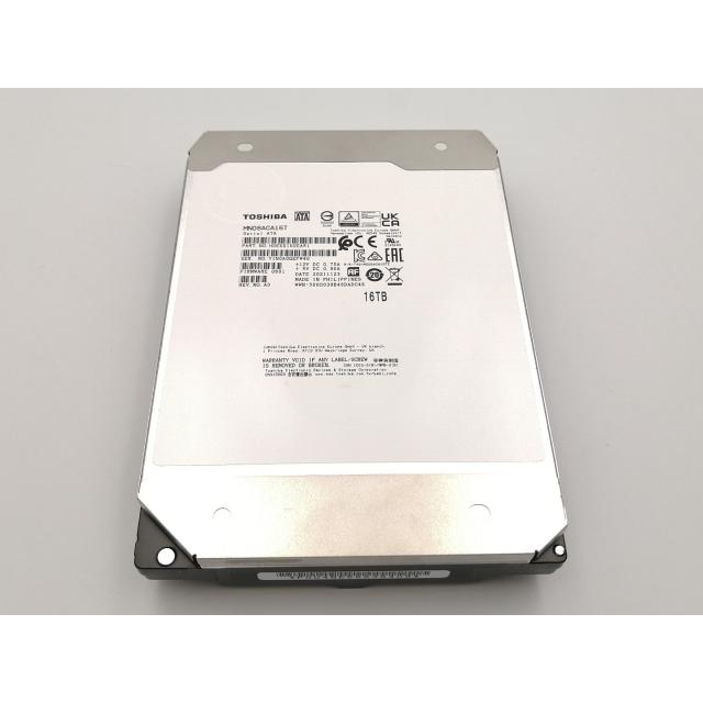 中古】TOSHIBA MN08ACA16T 16TB/7200rpm/512MB/6Gbps【ECセンター