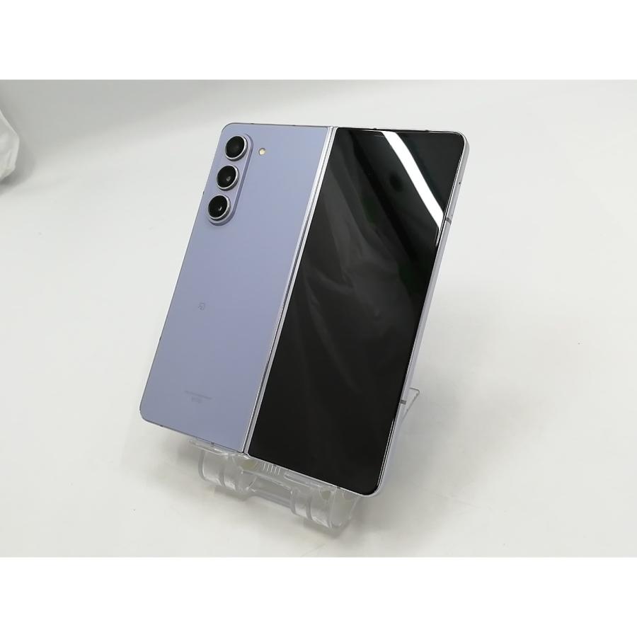中古】SAMSUNG au 【SIMフリー】 Galaxy Z Fold5 アイシーブルー 12GB