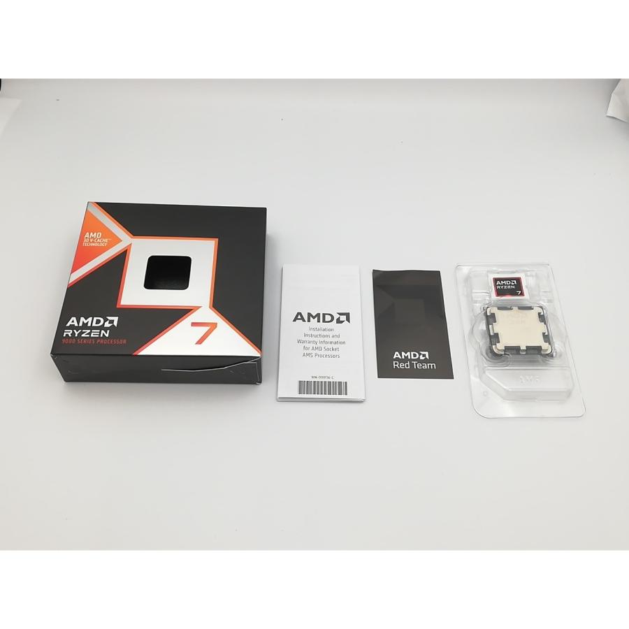 中古】AMD Ryzen 7 9800X3D (4.7GHz/TC:5.2GHz) BOX AM5/8C/16T/L3
