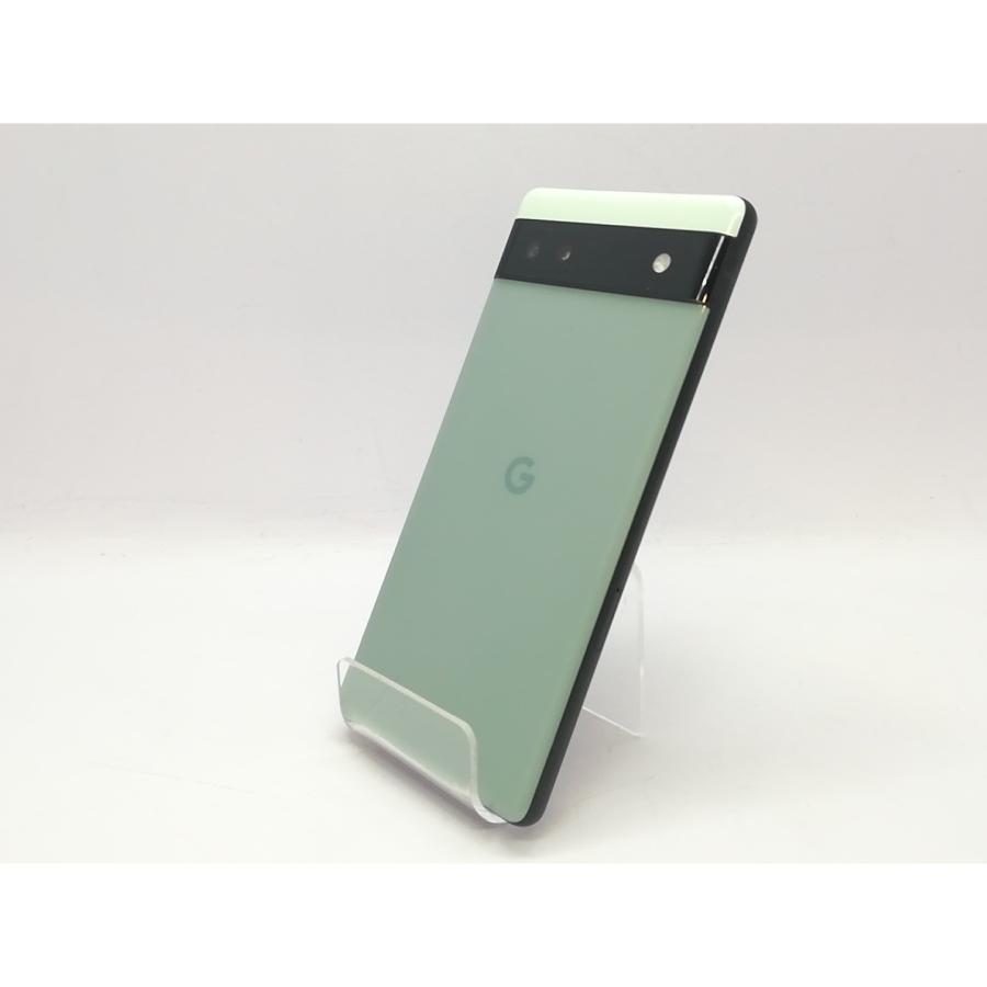 中古】Google au 【SIMフリー】 Pixel 6a セージ 6GB 128GB GB17L