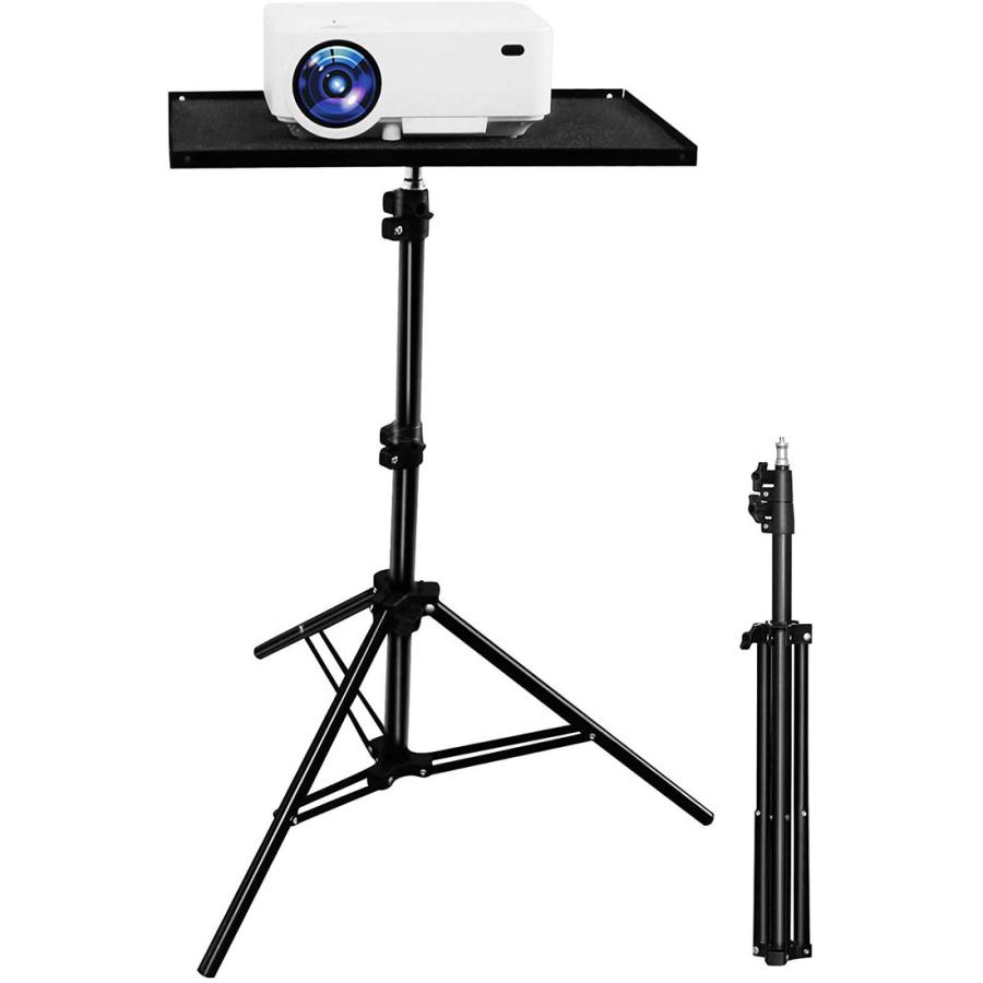 プロジェクター台 三脚式 プロジェクタースタンド 照明スタンド 61cm