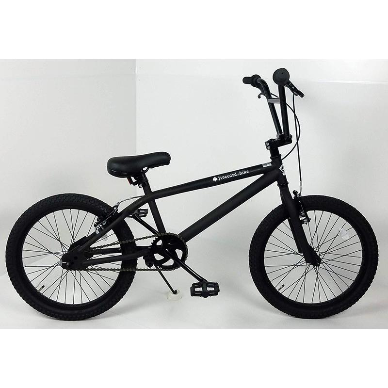 翌営業日出荷！】【マットブラック】fivecard-bike トランプBMX