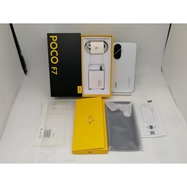 中古】Xiaomi 国内版 【SIMフリー】 Poco F7 ホワイト 12GB 256GB