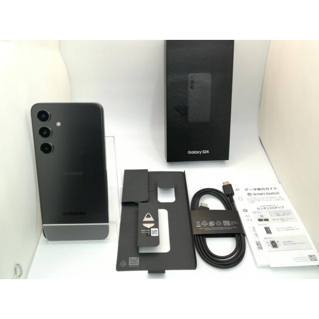 中古】SAMSUNG docomo 【SIMフリー】 Galaxy S24 オニキスブラック 8GB