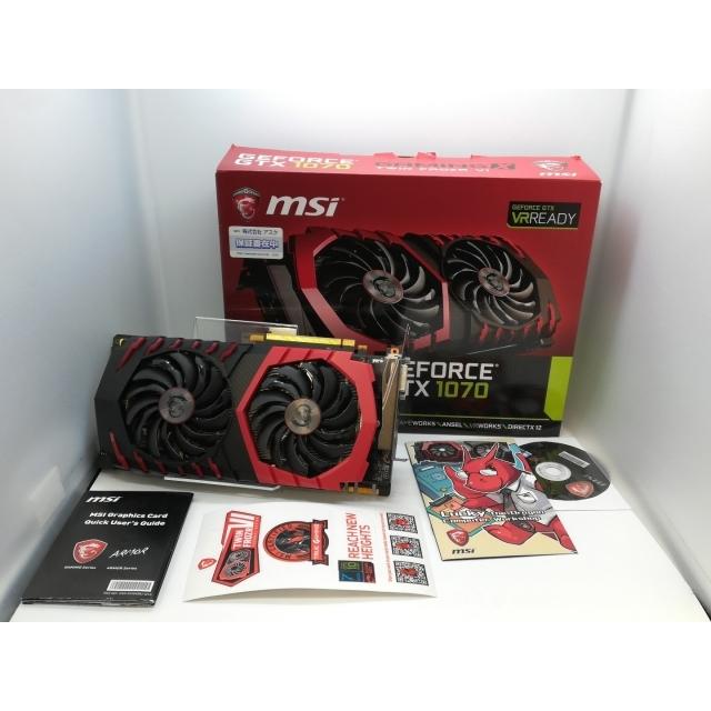 中古】MSI GeForce GTX 1070 GAMING X 8G GTX1070/8GB(GDDR5)/PCI-E