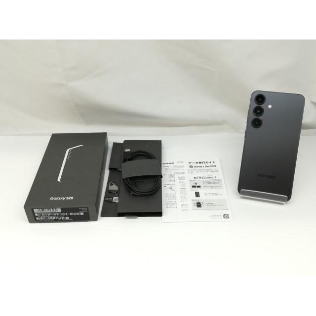 中古】SAMSUNG 国内版 【SIMフリー】 Galaxy S25 ブルーブラック 12GB