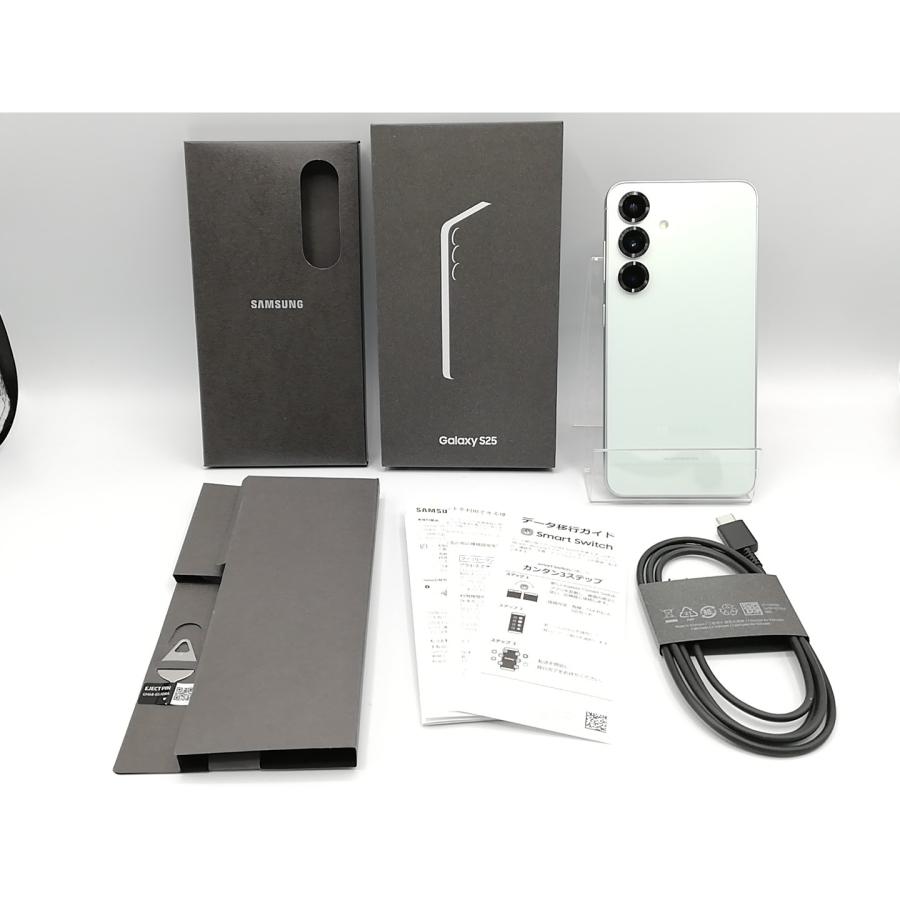 中古】SAMSUNG 国内版 【SIMフリー】 Galaxy S25 ミント 12GB 256GB