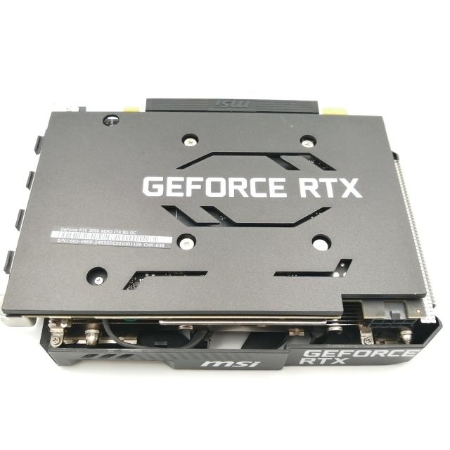 中古】MSI GeForce RTX 3050 AERO ITX 8G OC RTX3050/8GB(GDDR6)【EC