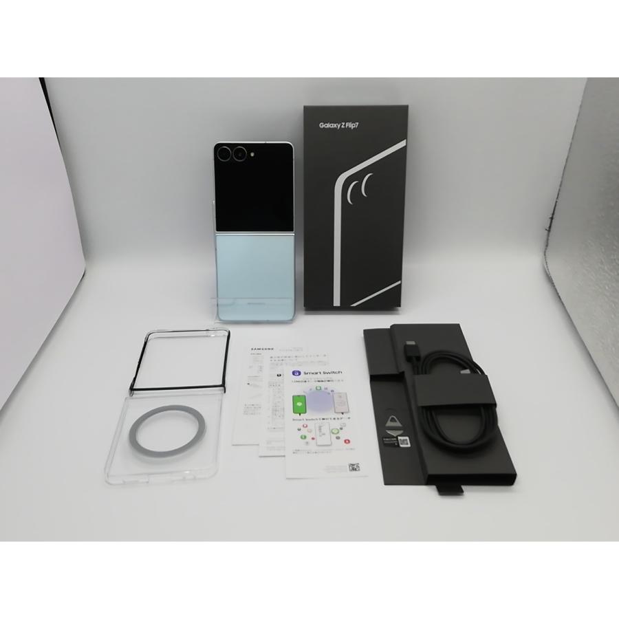 中古】SAMSUNG 国内版 【SIMフリー】 Galaxy Z Flip7 ミント 12GB