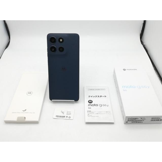 中古】MOTOROLA ymobile 【SIMフリー】 moto g66y 5G PANTONE Black