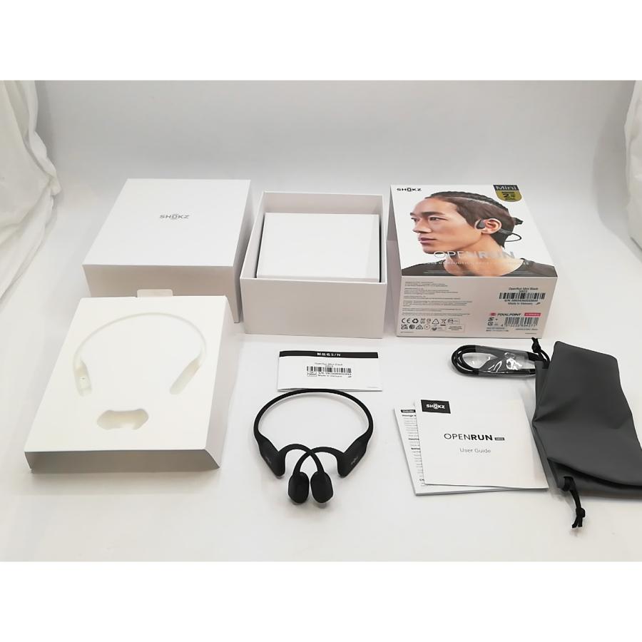 中古】Shokz OpenRun Mini SKZ-EP-000012 [ブラック]【ECセンター