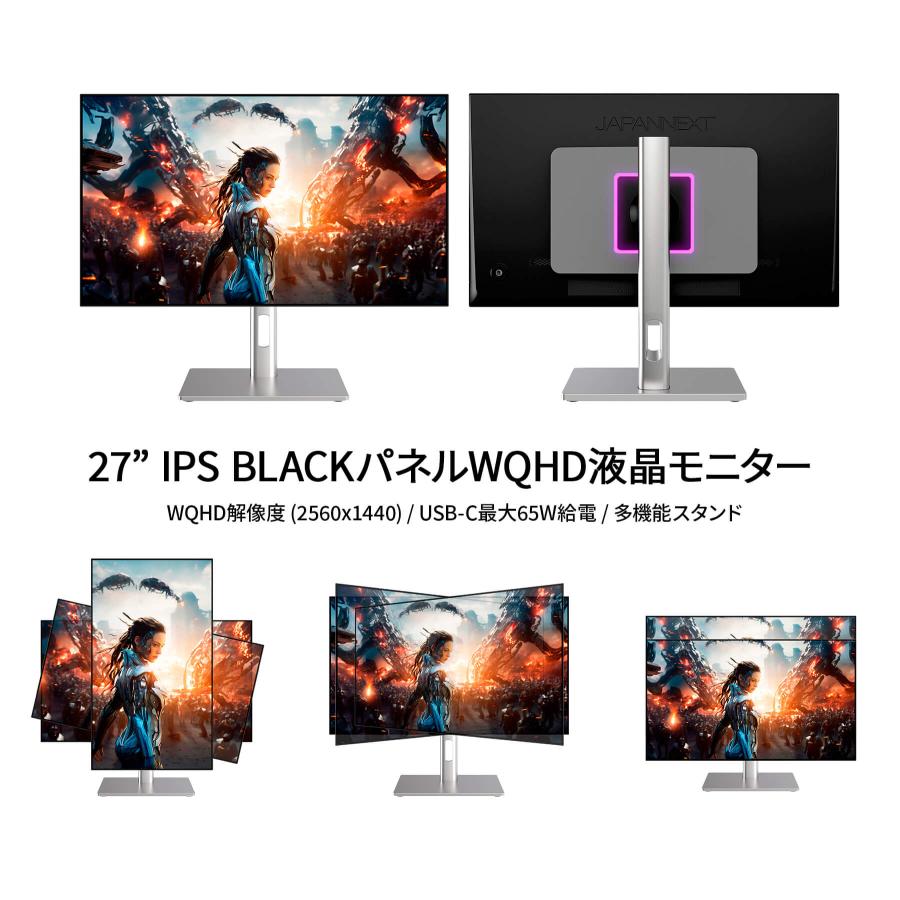 JAPANNEXT（ジャパンネクスト） JAPANNEXT 27インチ IPS BLACKパネル