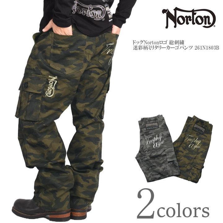 ノートン（NORTON） 【2026春新作】ノートン ドッグNortonロゴ 総刺繍