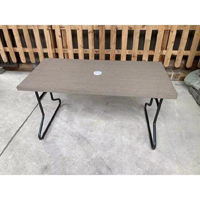 JJ PROHOME ガーデンファニチャー テーブル 人工木背付きガーデン