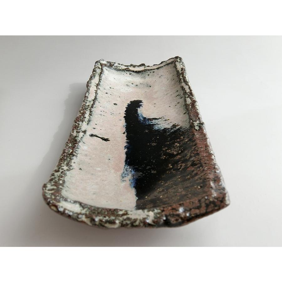 唐津焼中川自然坊窯】中川恭平作 朝鮮唐津竹長皿（小） : 唐津焼中川