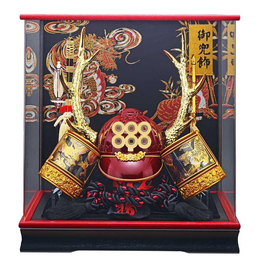 五月人形 真田幸村 着用 兜 コンパクト ケース入り 5月人形 兜飾り