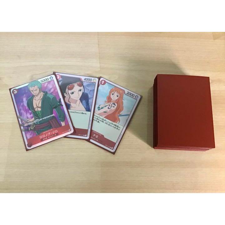 ワンピースカード 本格構築【赤単ゾロデッキ】 メイン&ドン!!&二重