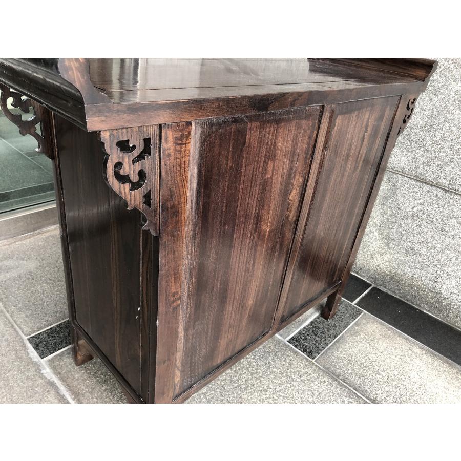 中国家具 アジアン家具 アンティーク調 キャビネット F214 : 実験工房