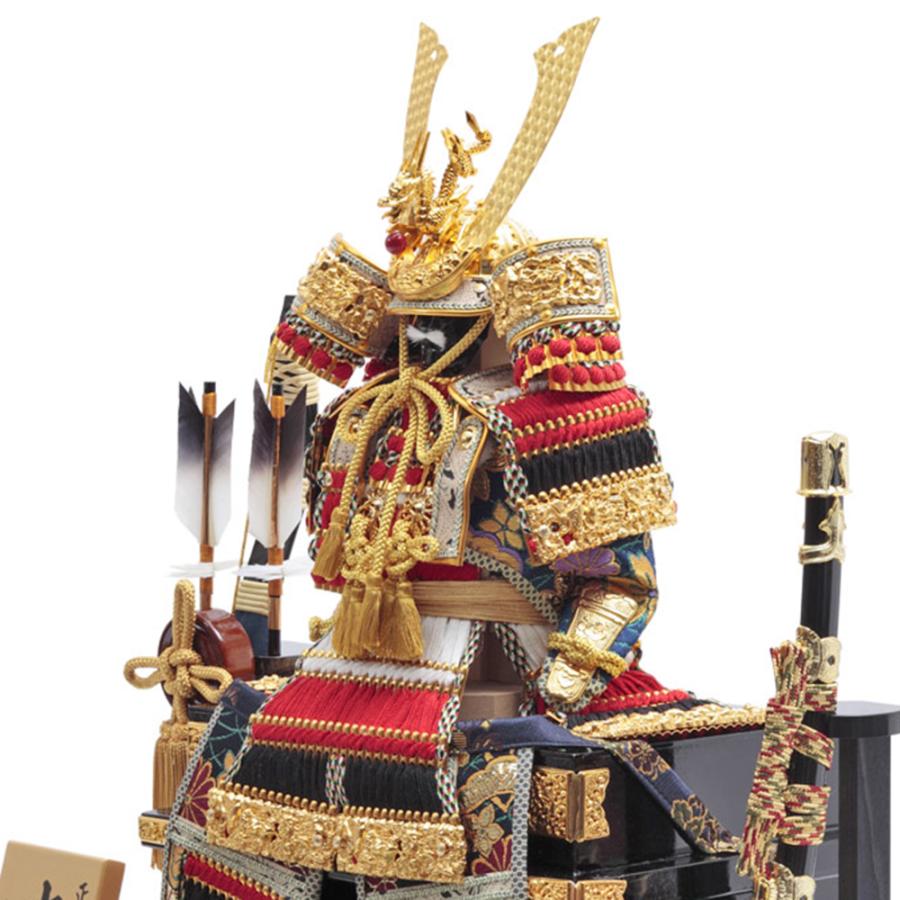 久月 五月人形 5月人形 ケース 入り 鎧飾り 鎧 コンパクト 飾り ミニ