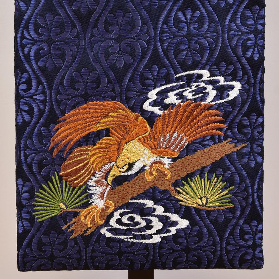 五月人形 5月人形 名前旗 大 男の子 鷹 たか ホーク 黒 紺 エンジ