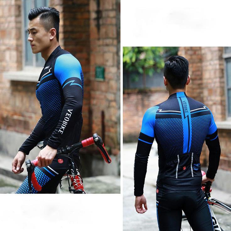 長袖サイクルウエア サイクルウェア 2点セット サイクルジャージ 上下