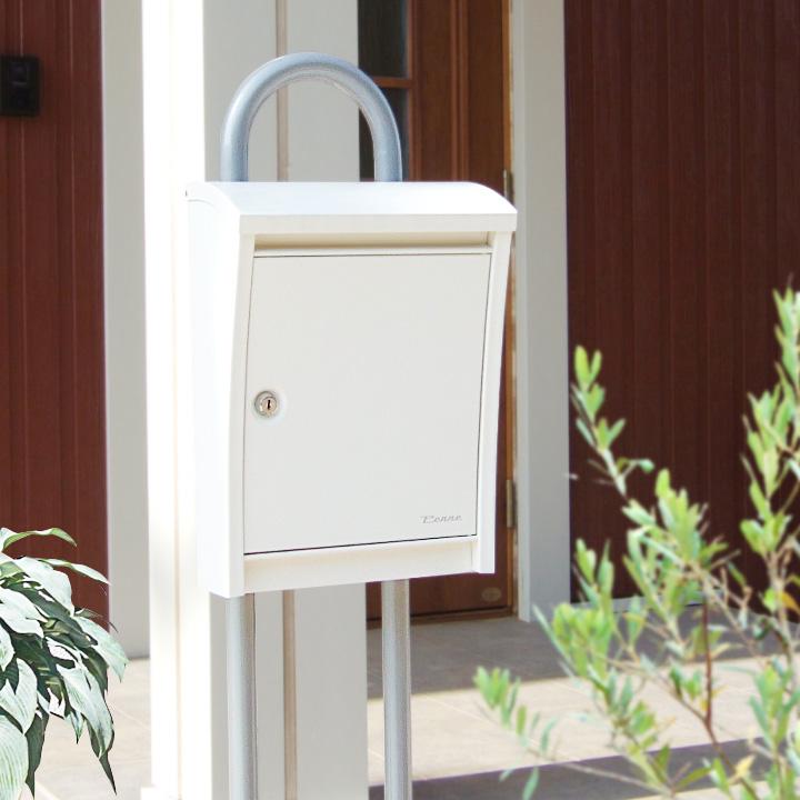 Penne おしゃれ 北欧 壁付け 郵便受け「 壁掛け 郵便ポスト STEELY