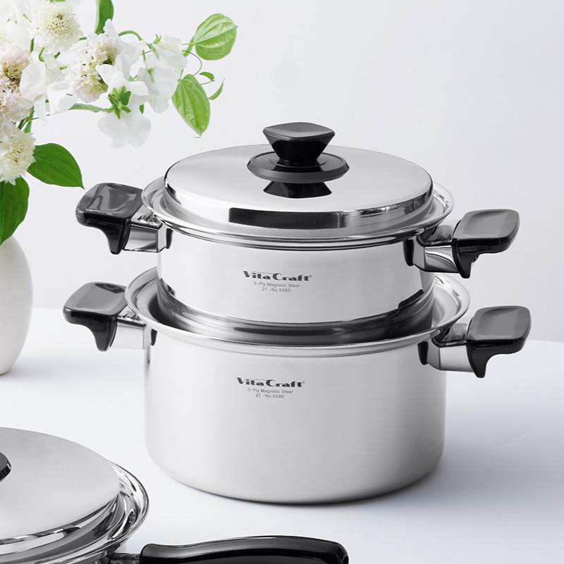 Vita Craft（ビタクラフト） Vシリーズ 両手鍋 4.0L 深型 No.5586 Vita