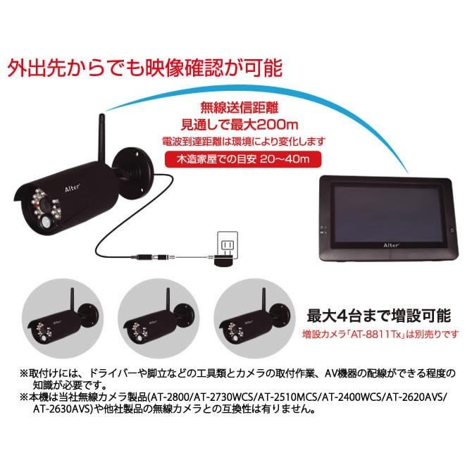 キャロットシステムズ ハイビジョン無線カメラ＆モニターセット AT