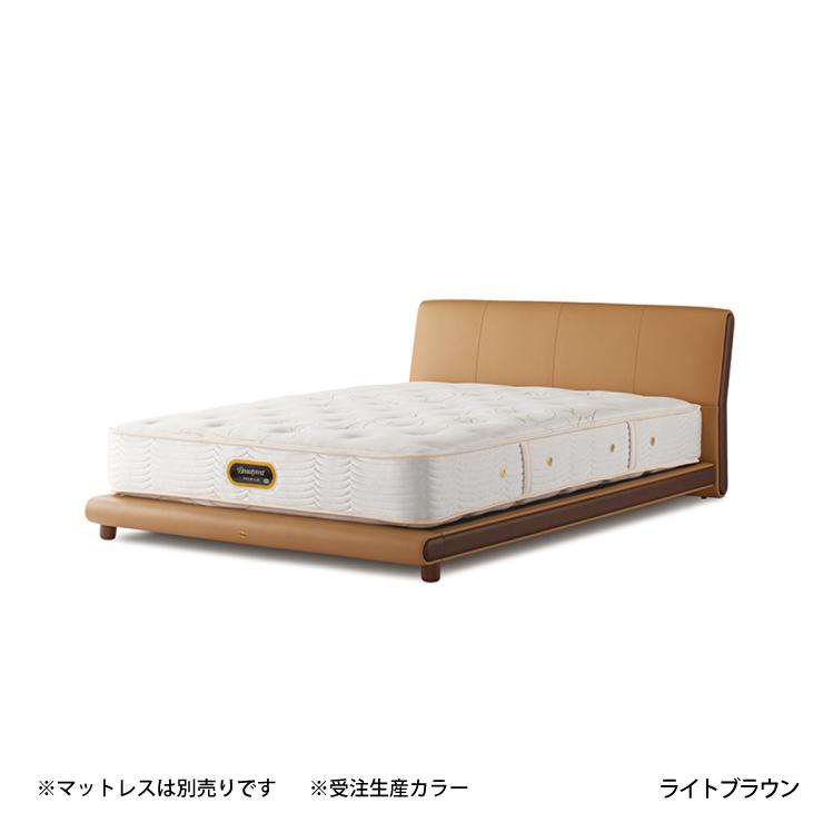 SIMMONS（シモンズ） 本革ベッドフレーム グレースサルーン K キング