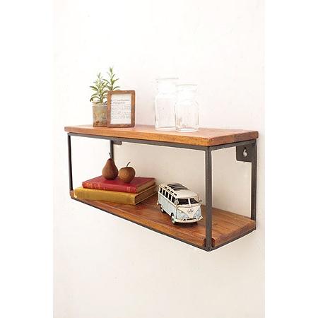 ウォールシェルフ 壁掛け おしゃれ 壁付け 木製 棚 収納